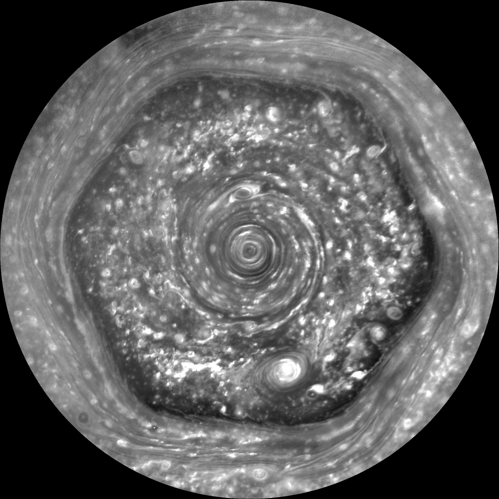 Saturn's hexagon is alien technology.