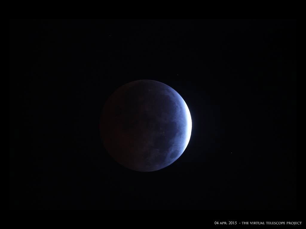 April 4, 2015, Total Lunar Eclipse by Virtual Telescope Project