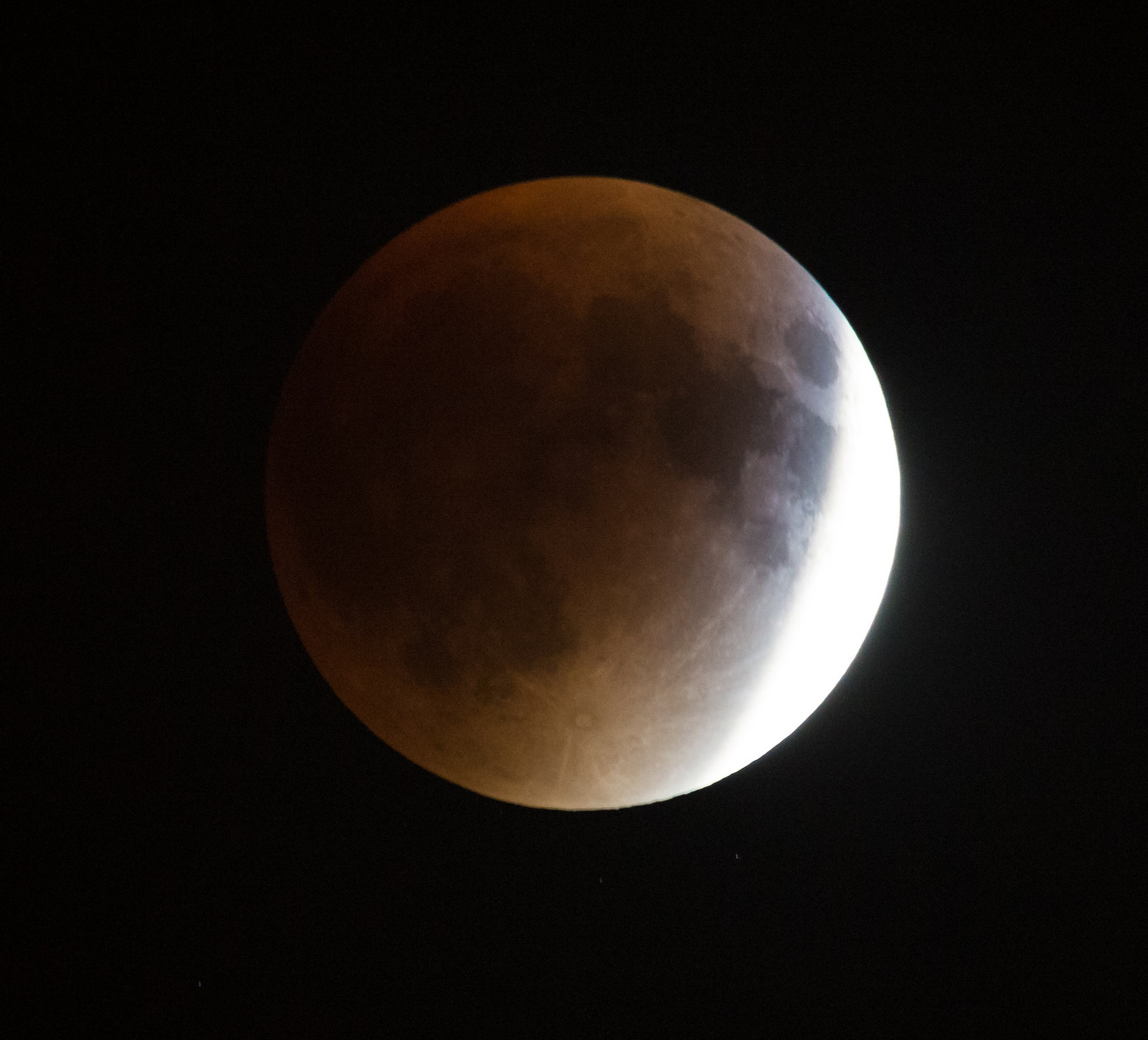 Perigee Moon Total Lunar Eclipse Over DC