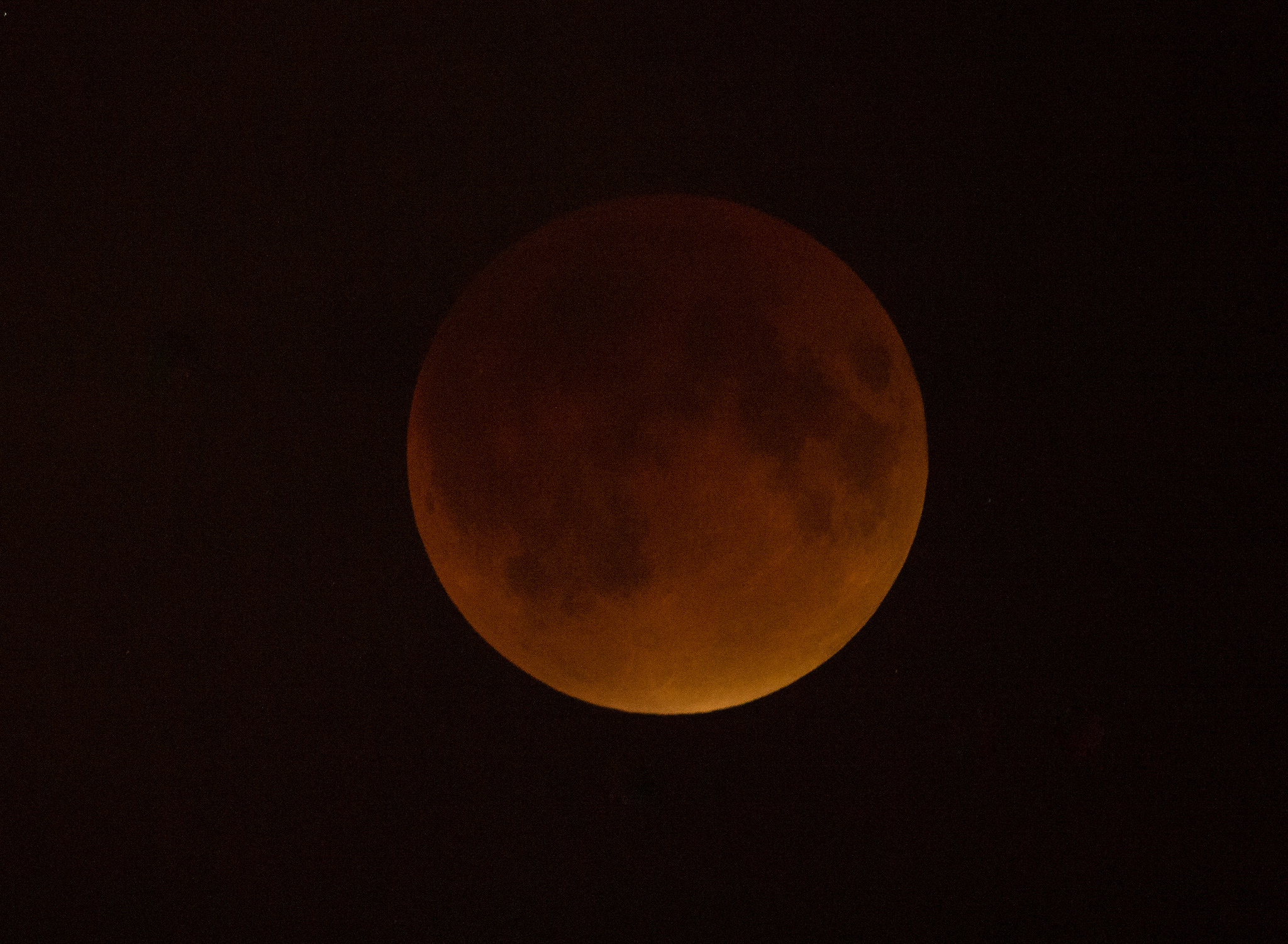 Blood Moon Lunar Eclipse Over DC