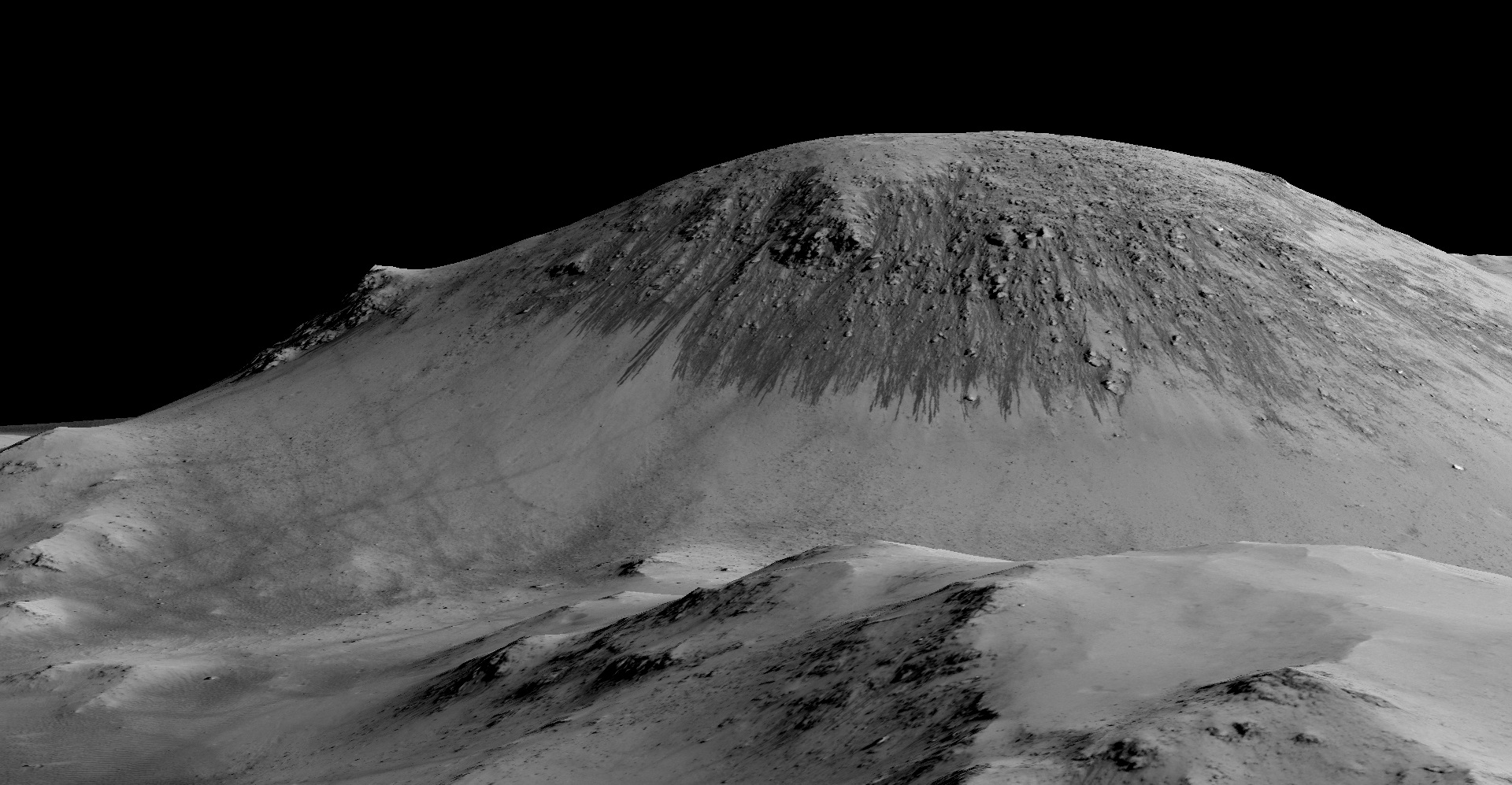Slope Lineae at Horowitz Crater on Mars #1