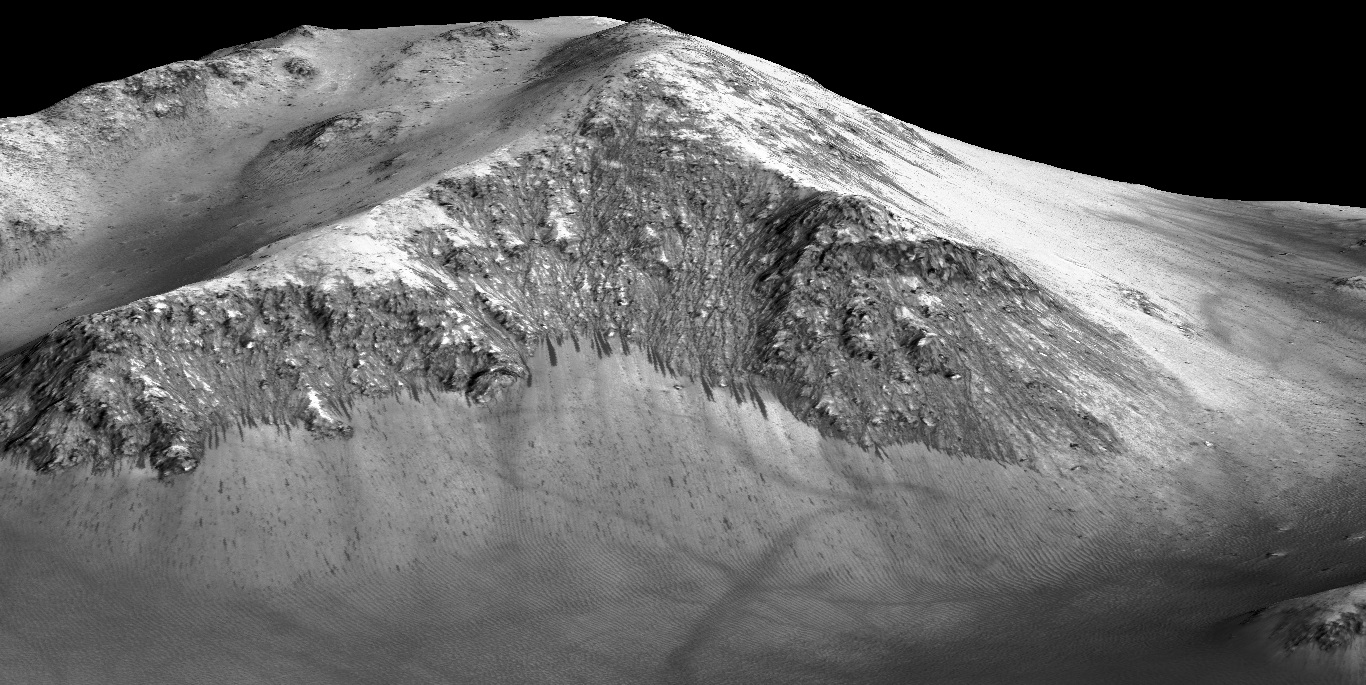 Slope Lineae at Horowitz Crater on Mars #3