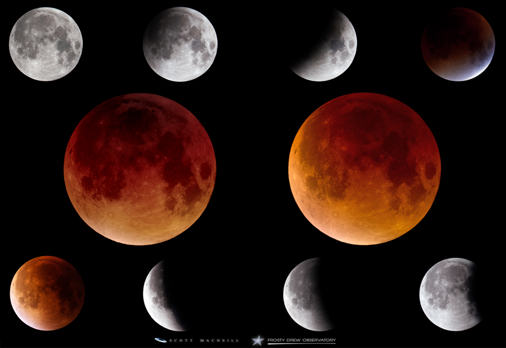 Supermoon Composite by Scott MacNeill