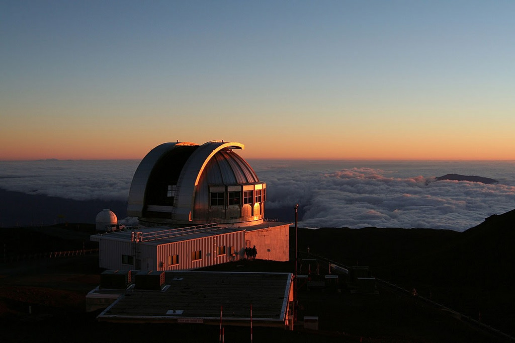 Keck Observatory Twin Telescopes on Mauna Kea