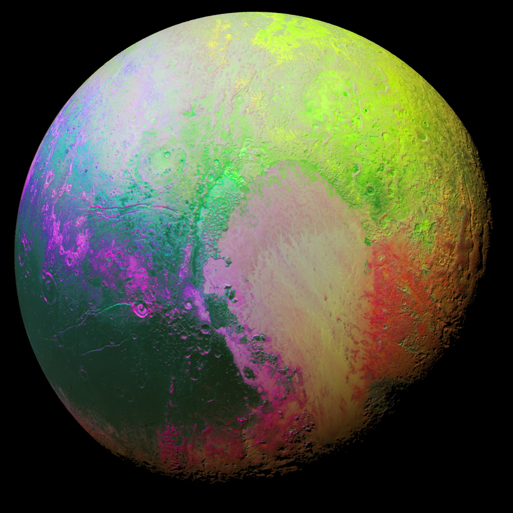 False-color Image of Pluto