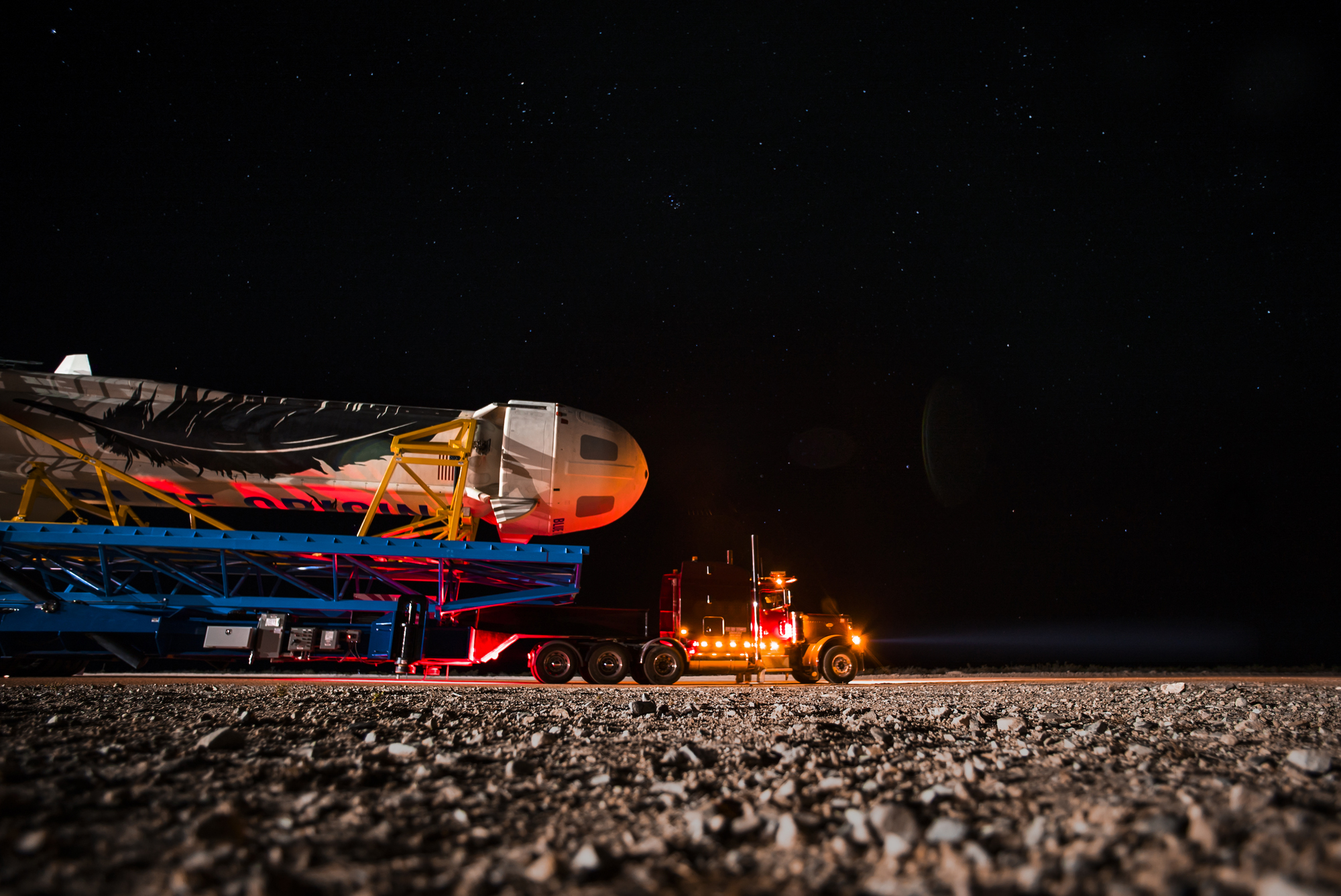 Blue Origin New Shepard Rollout