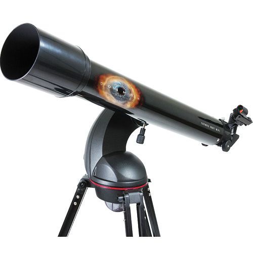 This innovative refractor sits on a mount that's controlled from your Android or iOS handheld device.