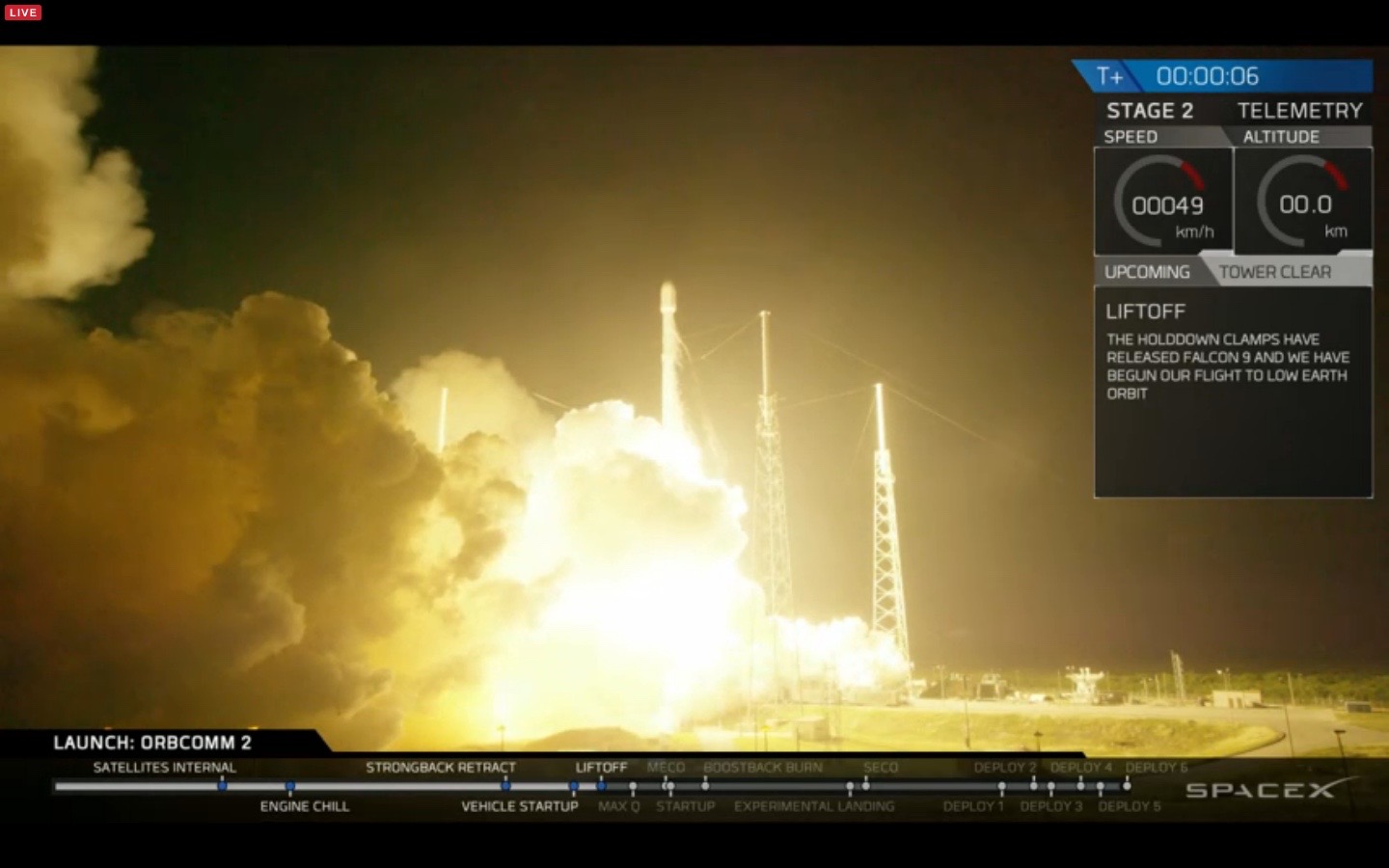 Liftoff!