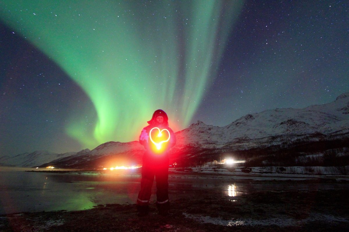 Aurora Seen in Troms&oslash;, Norway