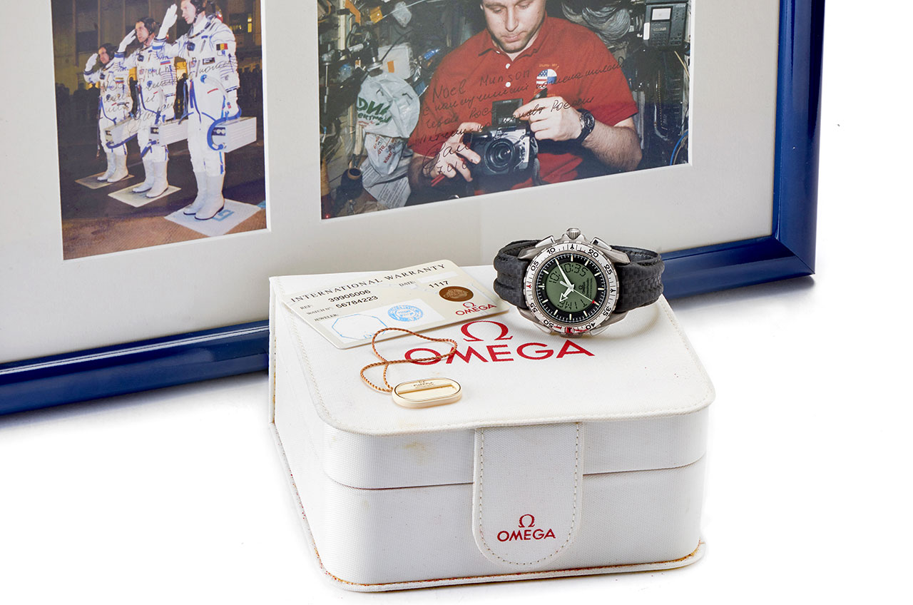 Auction Offers Cosmonaut's Omega Watch Worn on Two Space Stations