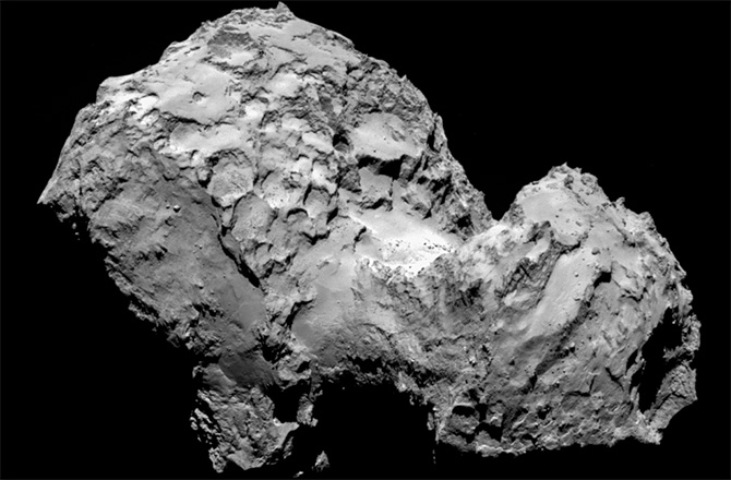 Rosetta's Comet Is Fluffy Dust to the Core