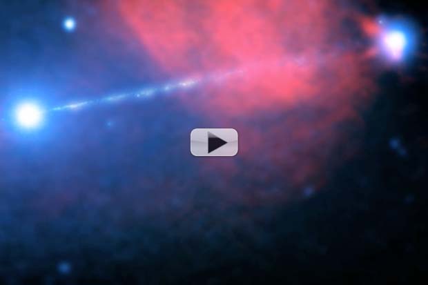 Supermassive Black Hole's 'Death Star' X-Ray Beam Snapped By Space Telescope | Video