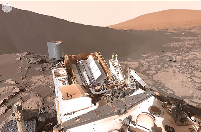 360-Degree Curiosity Rover Video