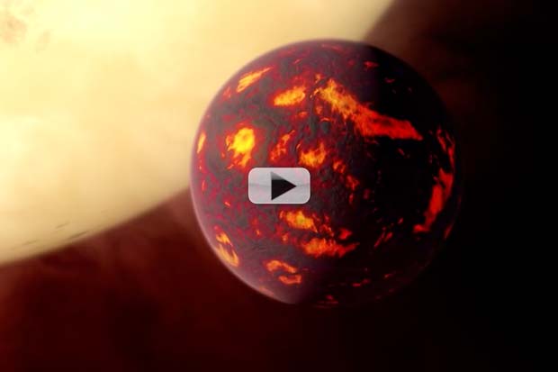 'Super-Earth' Atmosphere Detected For First Time | Artist Animation