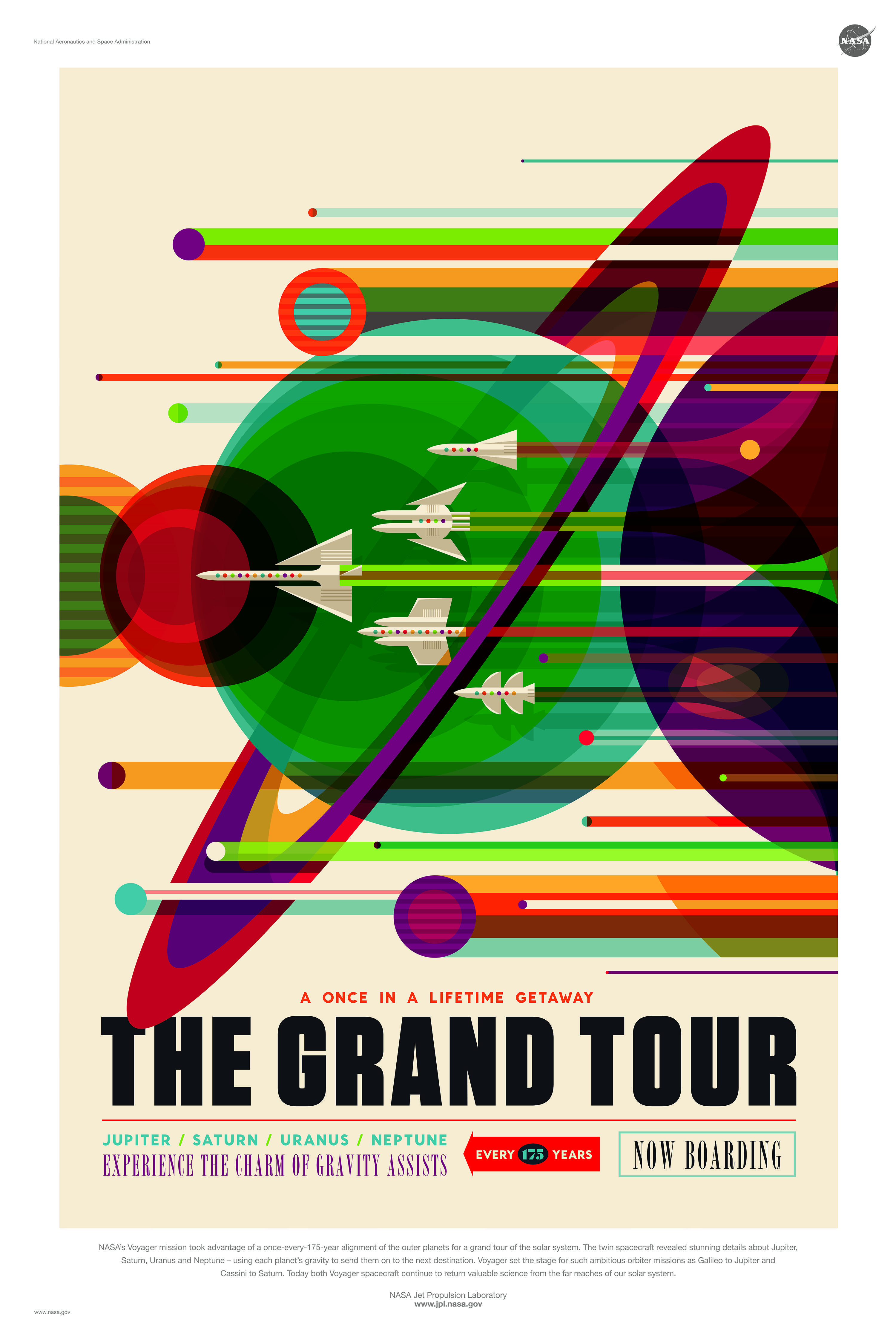 14 Awesome Space Tourism Travel Posters from NASA (Gallery)