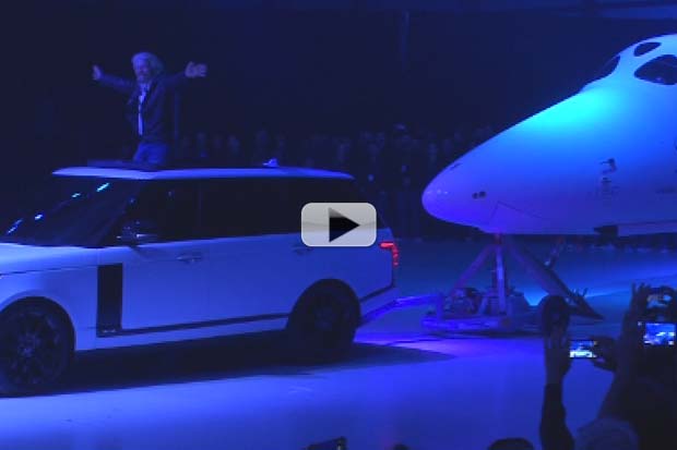 Sir Richard Branson Rolls Out New SpaceShipTwo 'Unity' | Raw Video
