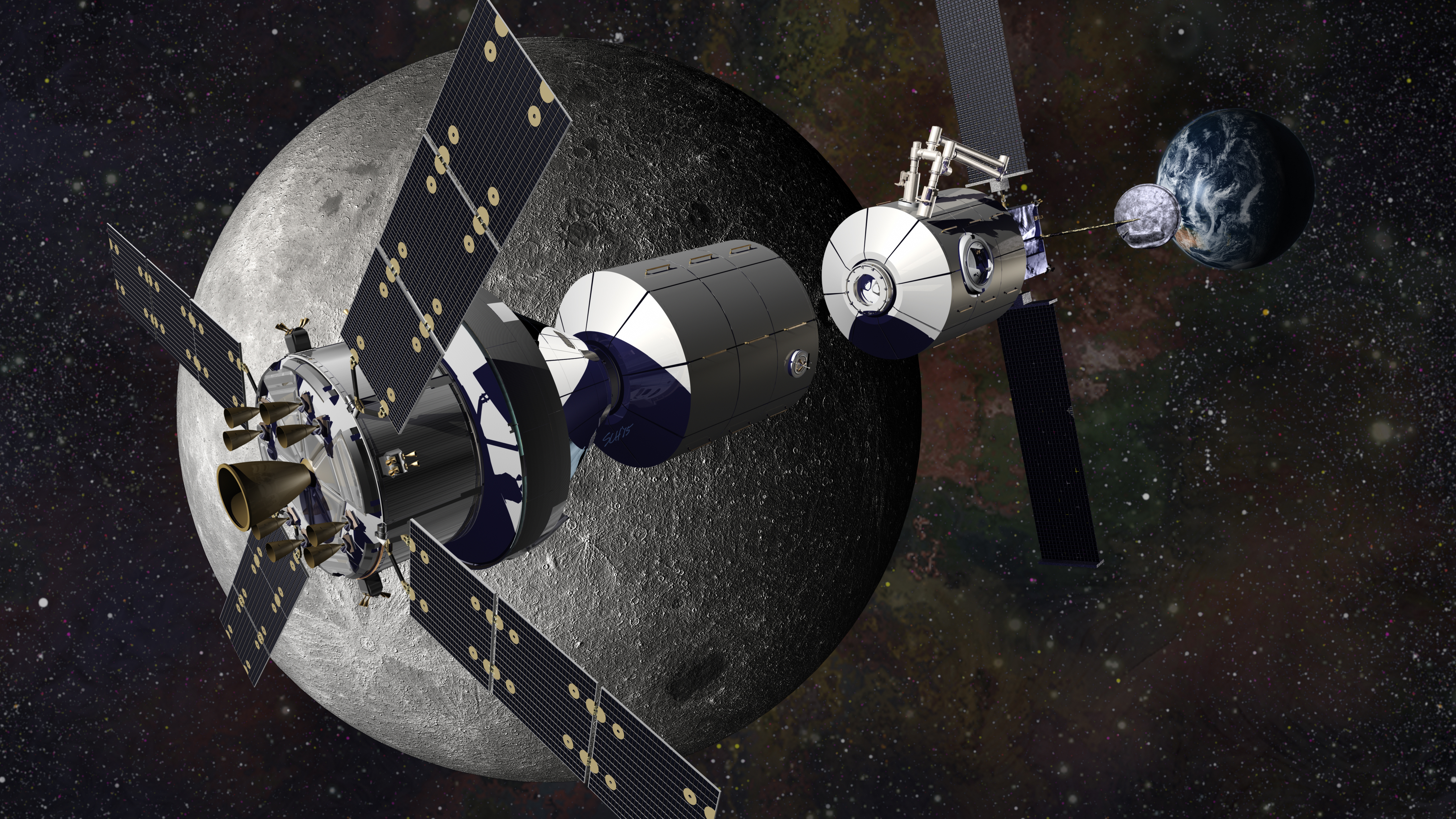 Plans Being Devised for Human Outpost Near the Moon