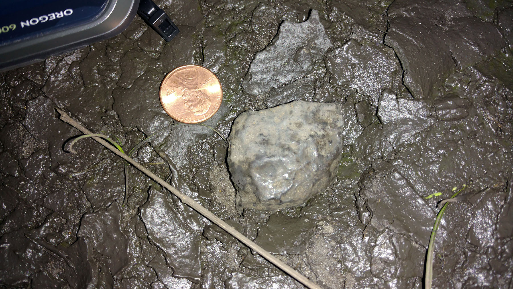 Fourth Osceola Meteorite Find &ndash; 42.5 Grams Close Up