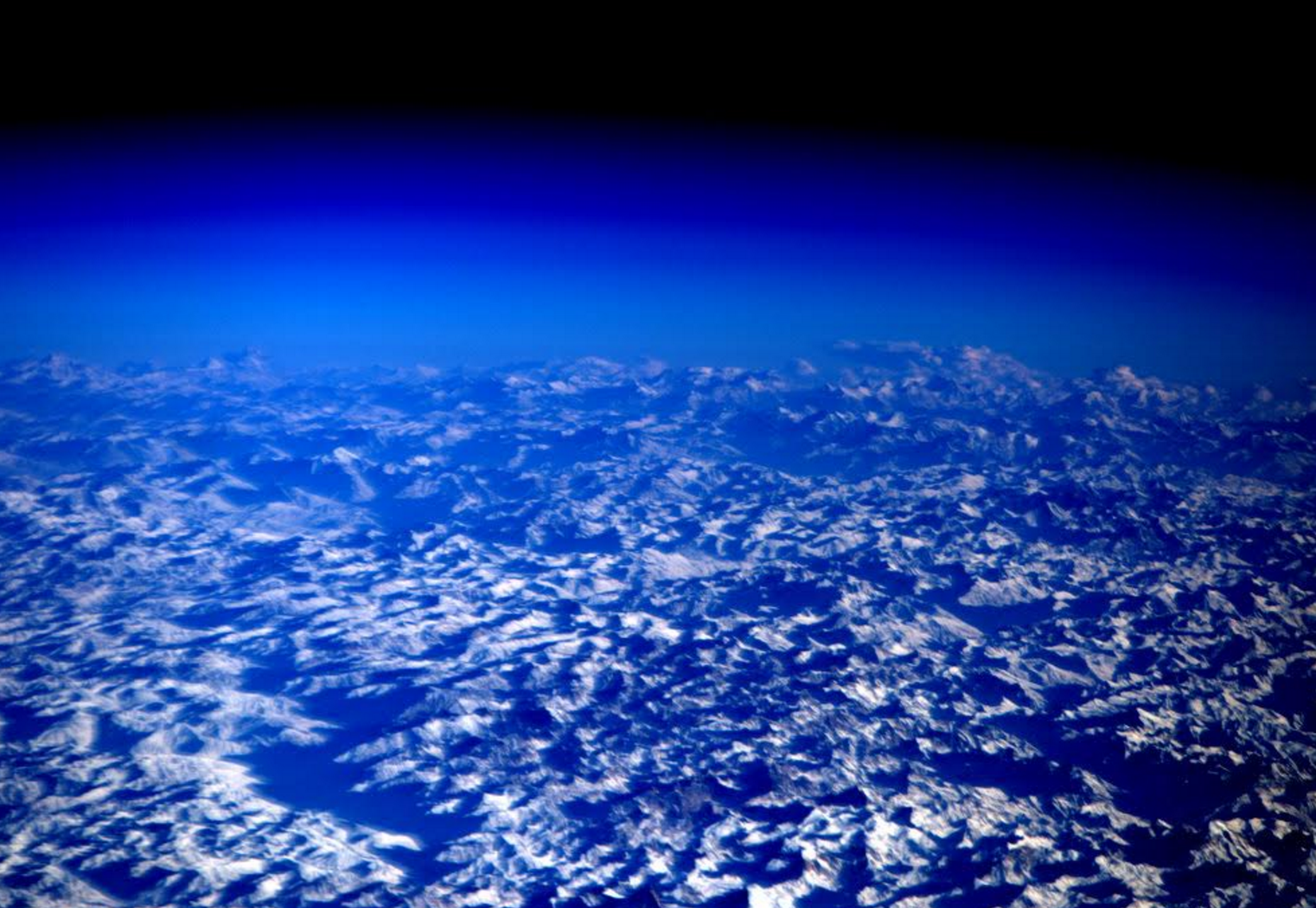 Himalayas from ISS by NASA Astronaut Scott Kelly