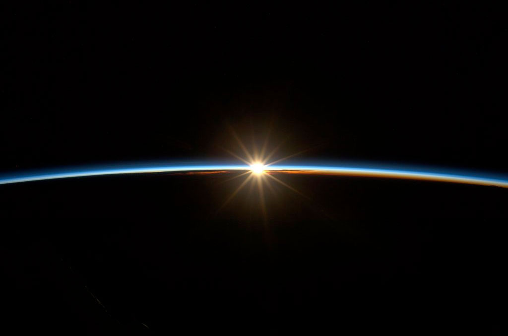 Orbital Sunrise, Feb. 29, 2016
