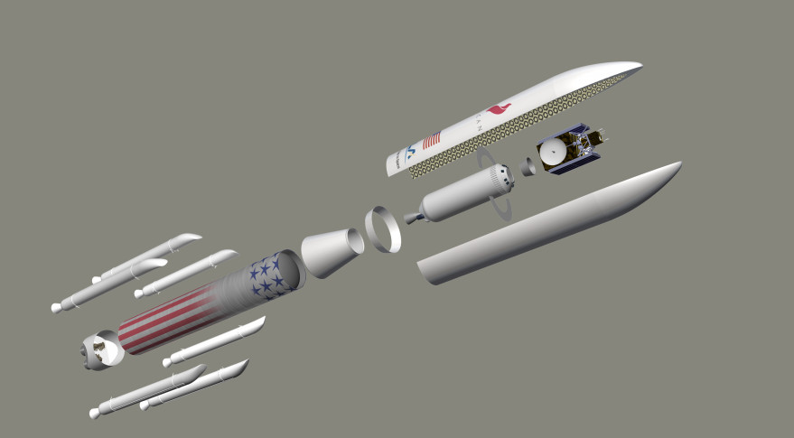 United Launch Alliance's Vulcan Rocket Exploded View