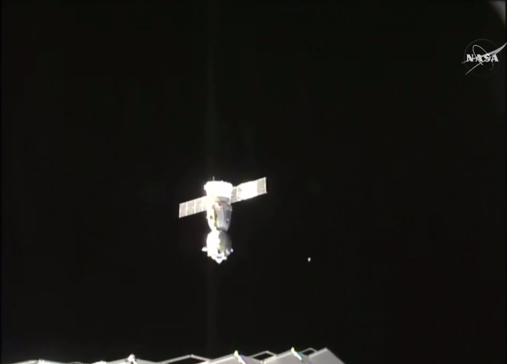 Year-In-Space Crew Undocks from International Space Station