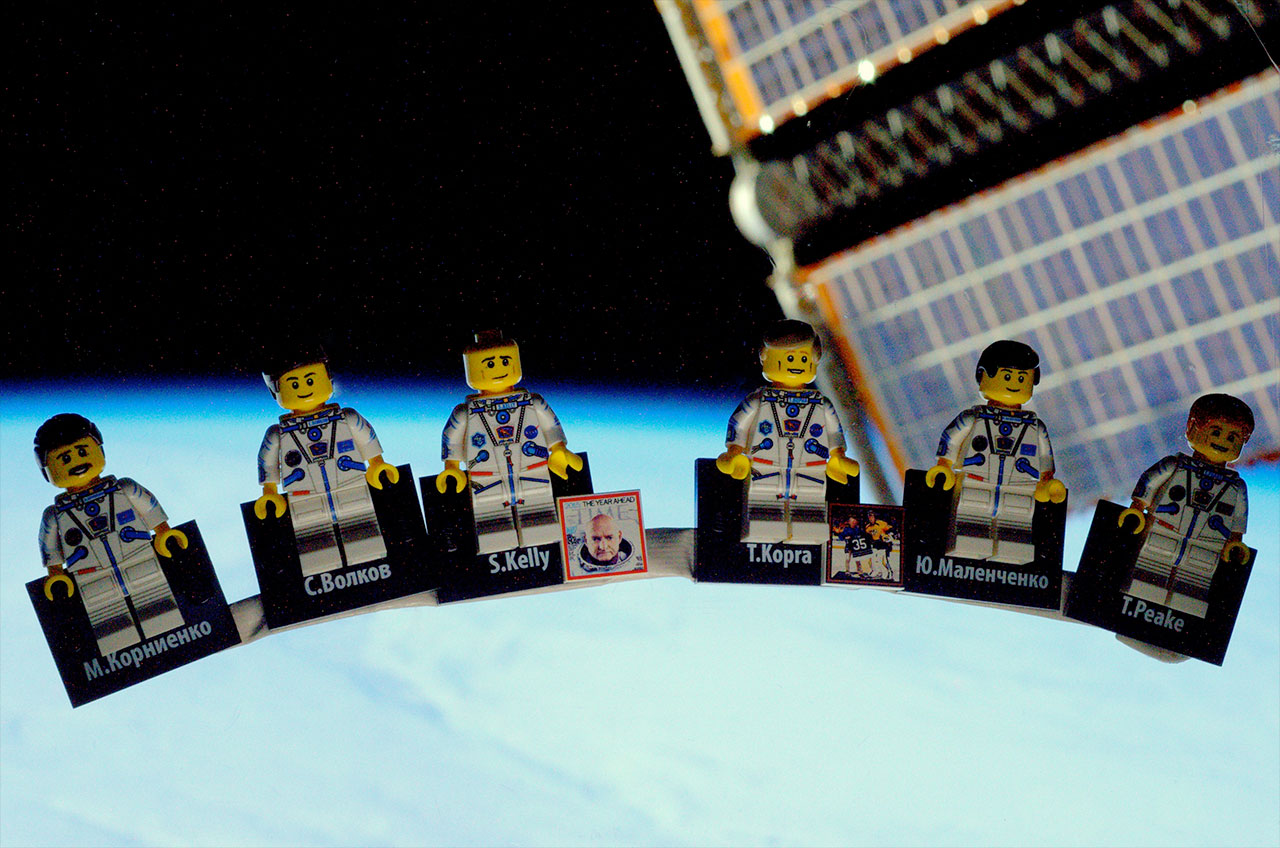 British Astronaut Reveals LEGO Minifigures of His Space Station Crew