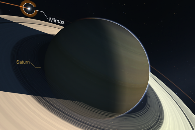 Saturn in Star Chart for VR