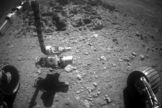 Opportunity image from Front Hazcam, Sol 4297.