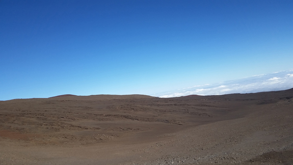 As we ascended, plants became sparse and the landscape resembled Mars.