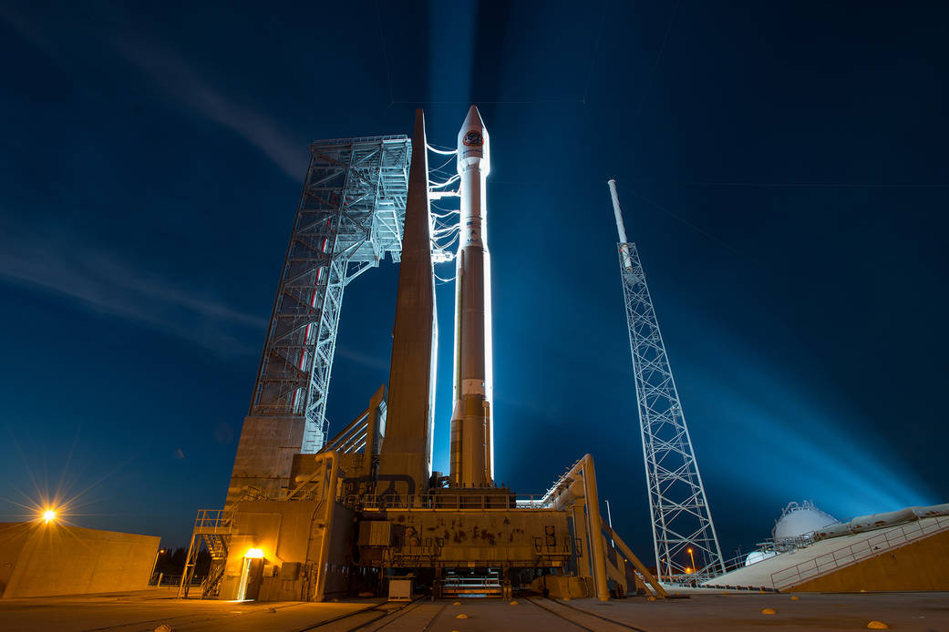 Orbital ATK Cygnus Spacecraft Atop Atlas V Rocket