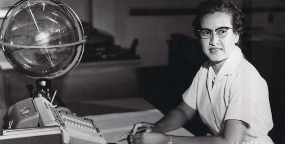 Katherine Johnson worked as a mathematician for NASA for over 30 years, starting in the 1950s. She was awarded the Presidential Medal of Freedom in 2015 for her work. 