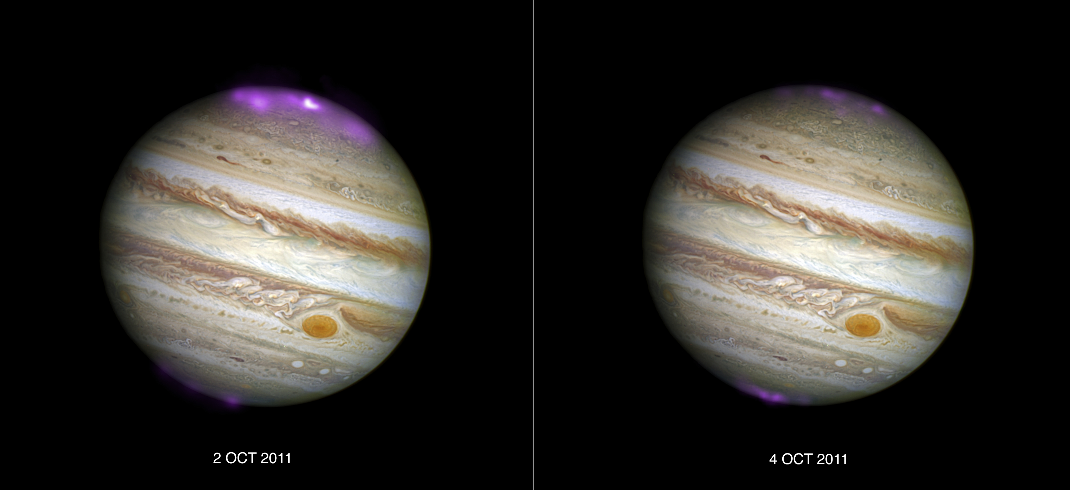 Solar Storms Supercharge Jupiter's Dramatic Auroras (Photo)