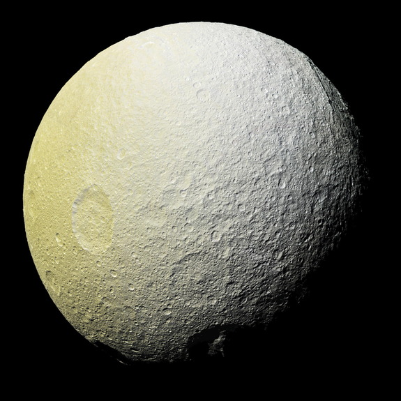 Saturn's moon Tethys may only have formed about 100 million years ago. 