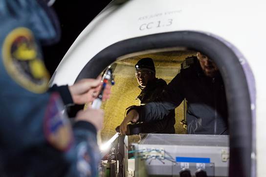 Inside the Crew Capsule