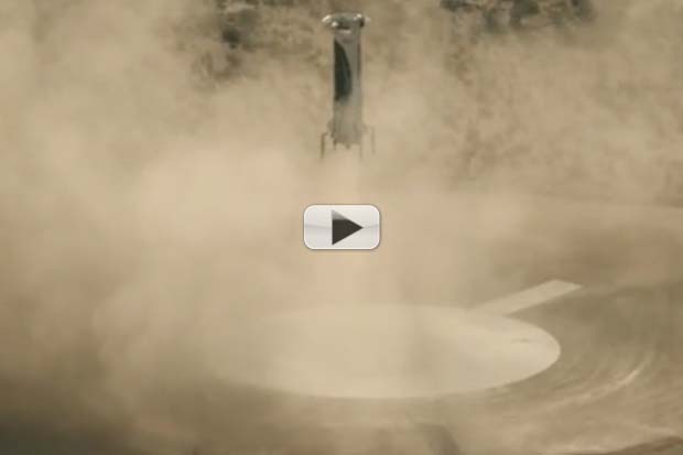 Blue Origin Rocket Comes In Hot, Nails Landing | Video