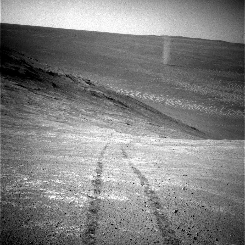 Twister on Mars! Opportunity Rover Makes Tracks Ahead of Dust Devil (Photo)