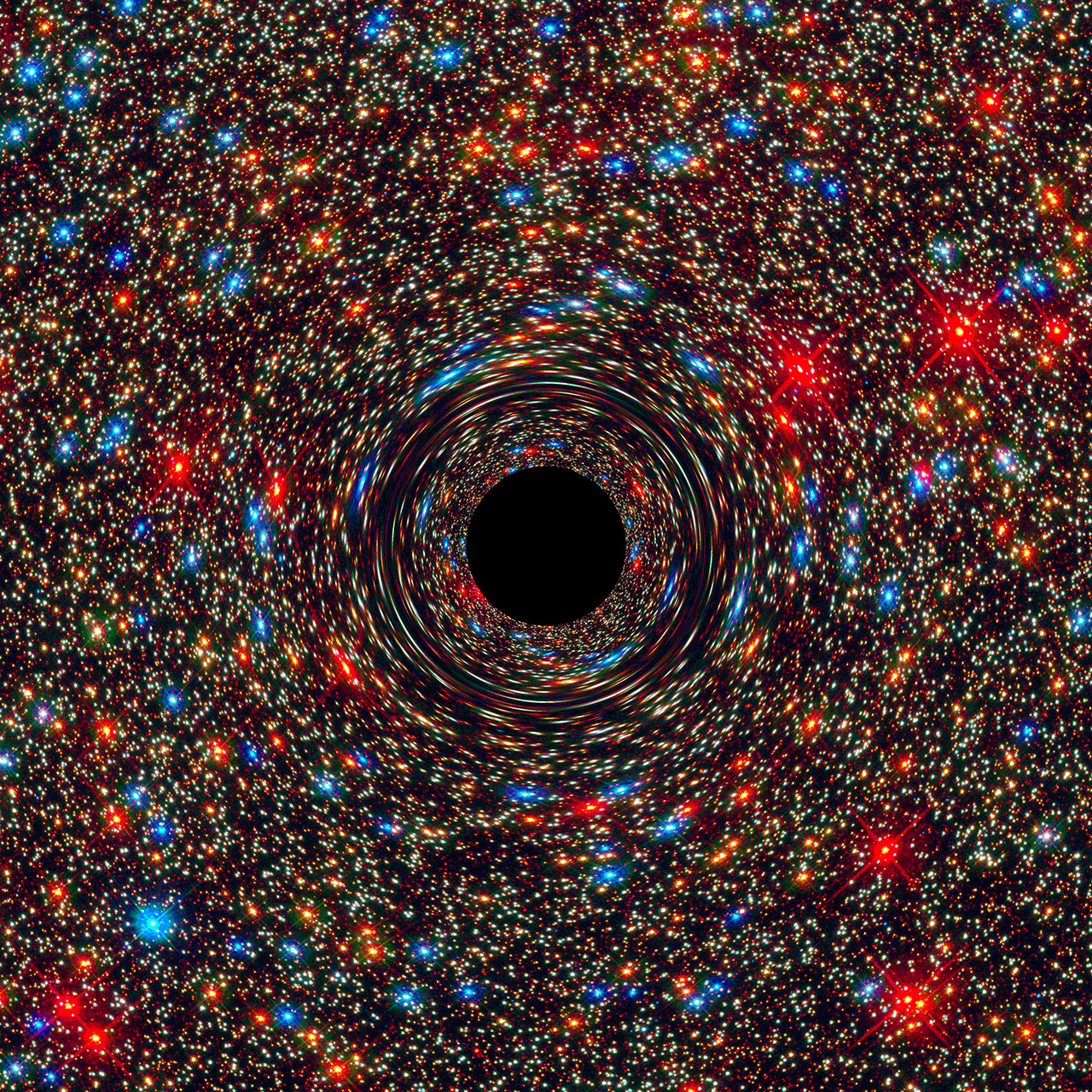 Surprise! Gigantic Black Hole Found in Cosmic Backwater