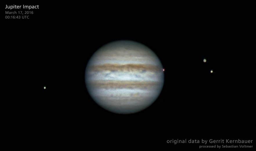 Slam! Bright Jupiter Impact Seen in New Light (Photo)
