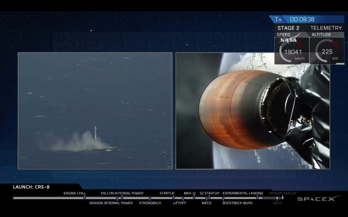 SpaceX Falcon 9 1st Stage Landing