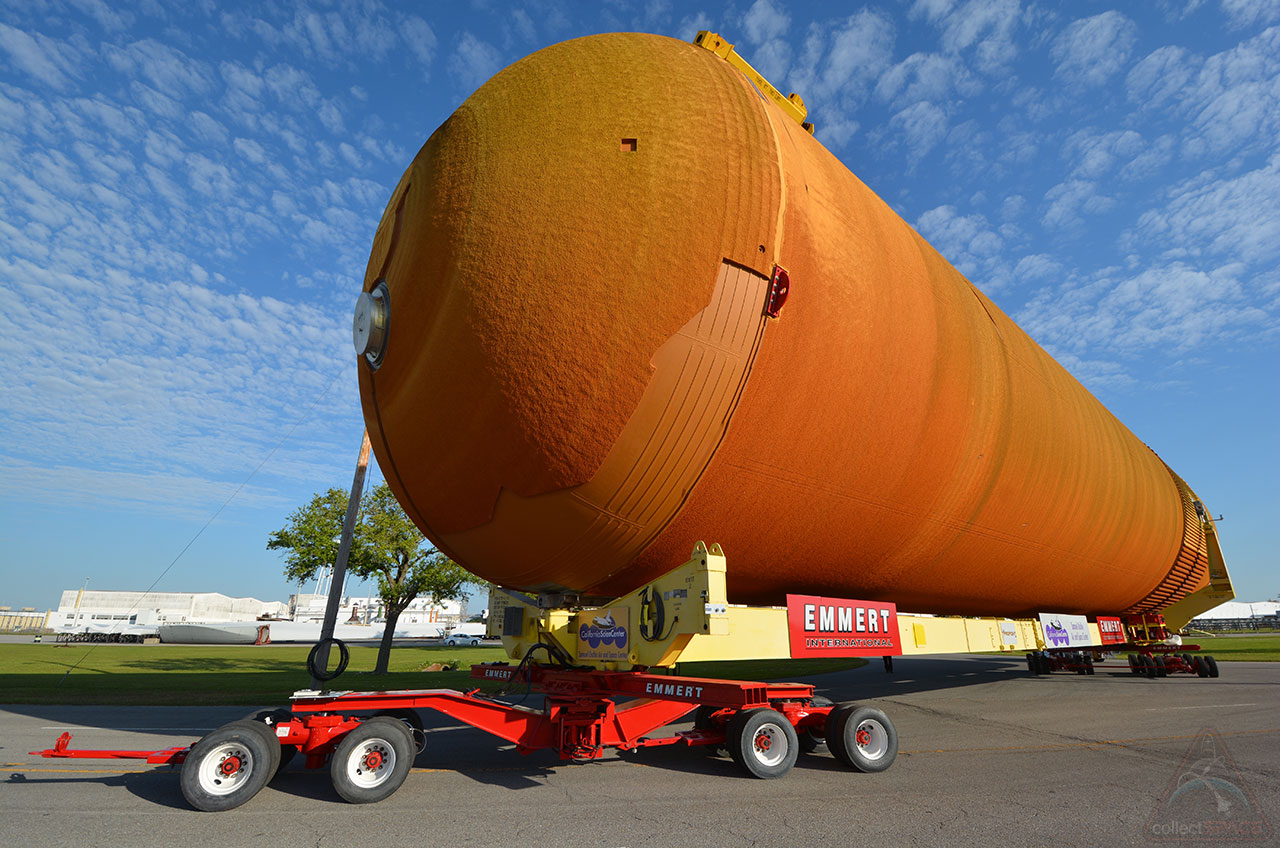 Last NASA Space Shuttle External Tank Set for LA to L.A. Sea Voyage