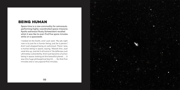 In Waldman's book, astronauts share what it's like to be in space.