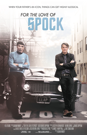 For a Love of Spock is a documentary about a life of Leonard Nimoy, Spock on Star Trek, saved by fans by Kickstarter.