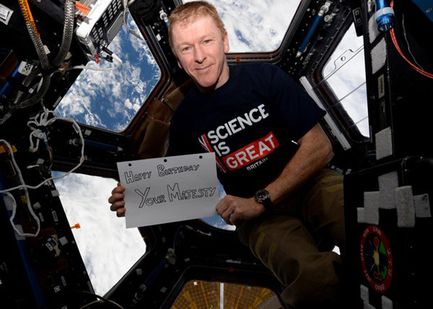 British Astronaut to Queen Elizabeth II: Happy Birthday from Space!