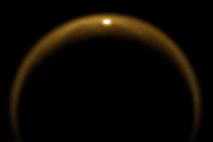One of Titan's Strange Seas is Pure Methane
