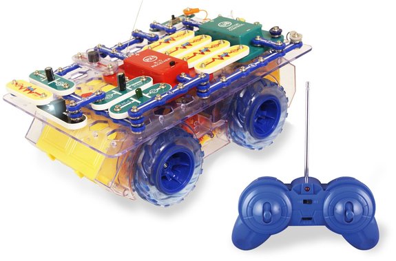 Send a rover zooming across your own Martian landscape with a remote controlled rover you wire on your own. <a href="http://www.amazon.com/dp/B000GG7XXK?tag=space041-20&ascsubtag=[sitespace[catNA[art27797[pidB000GG7XXKNA[bbcmanual" rel="nofollow" target="_blank">Buy R/C Snap Rover Electronics Discovery Kit</a>
