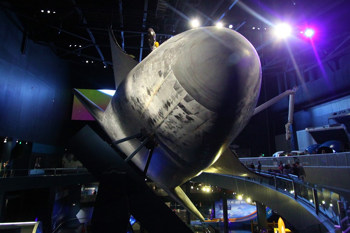 Grace Potter - NASA KSC - Space Shuttle Atlantis nose 