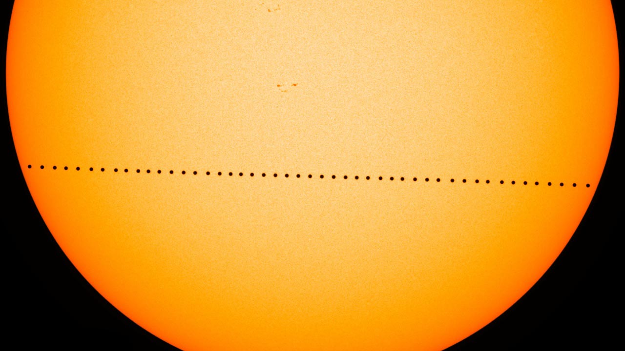 Little Black Spot on the Sun