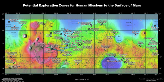 Last year, scientists identified nearly 50 prospective human landing zones on Mars — locations that are safe, scientifically promising and resource-rich.