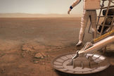 One small step — with big expectations to eventually homestead the Red Planet.